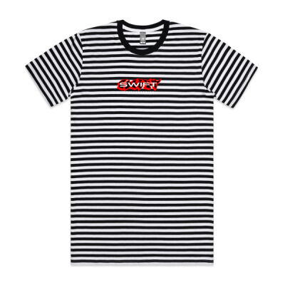 Swift Striped Tee Black/White Thumbnail